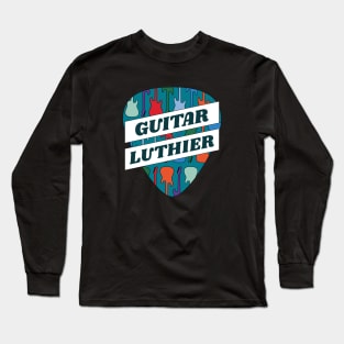 Guitar Luthier Guitar Pick Long Sleeve T-Shirt